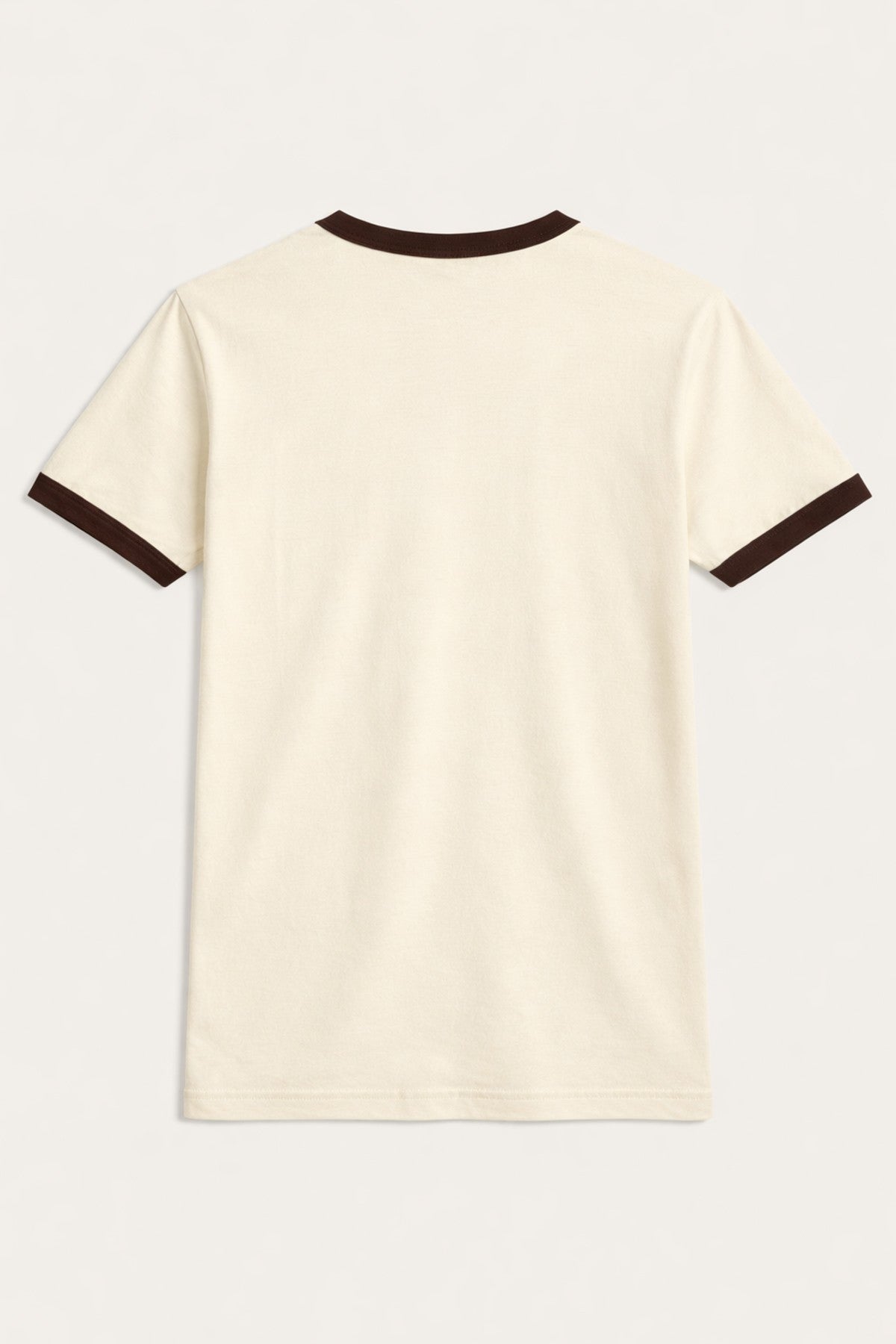 Kontrast Yaka Erkek T-Shirt