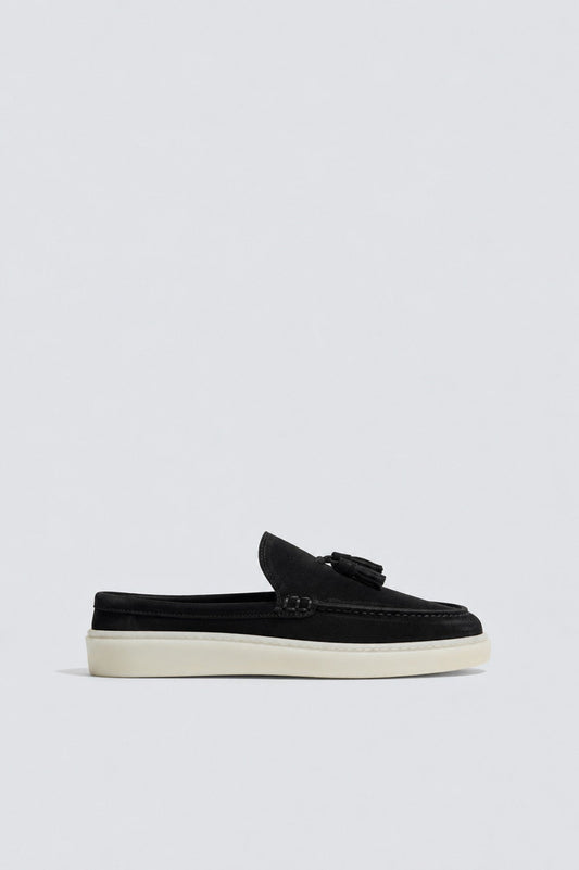 Püsküllü %100 Süet Loafer