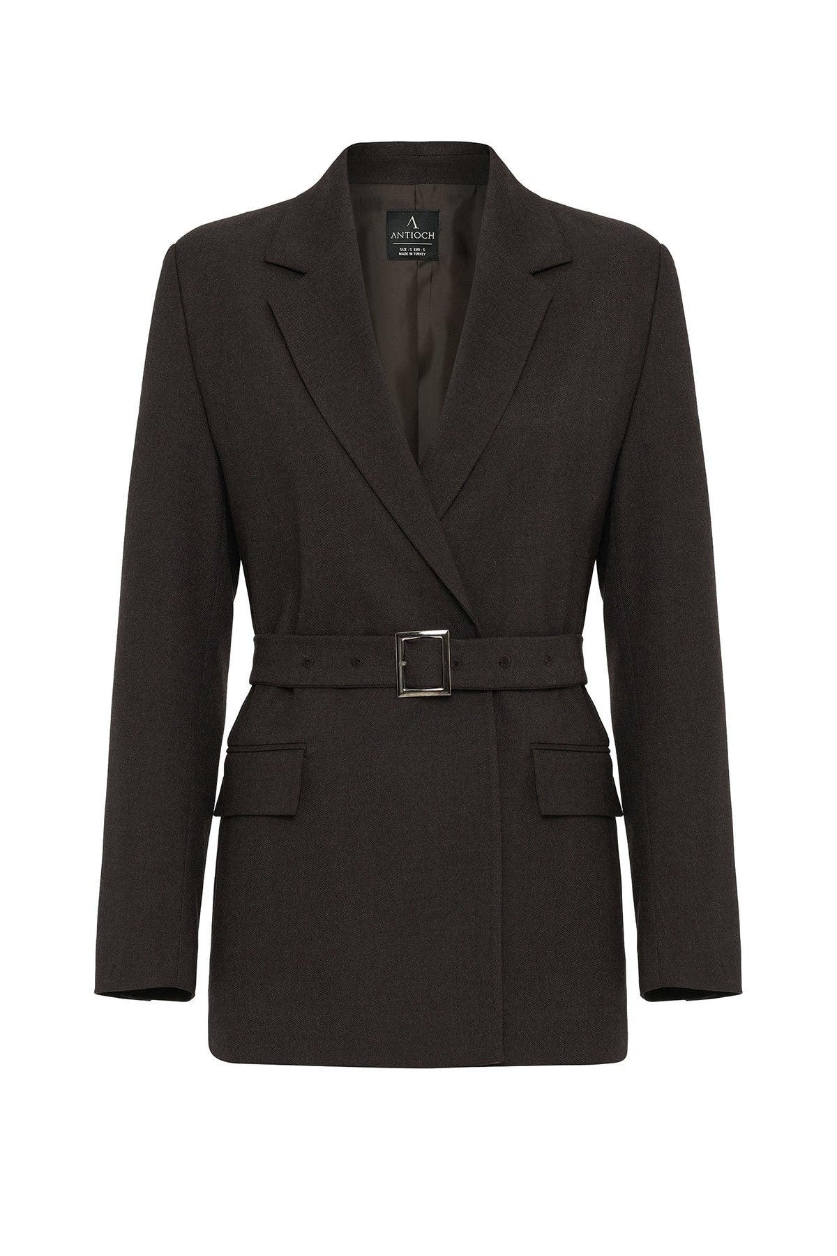 Antioch Kadın Kemerli Blazer Ceket