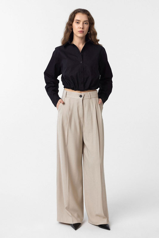 Antioch Crop Poplin Kadın Gömlek