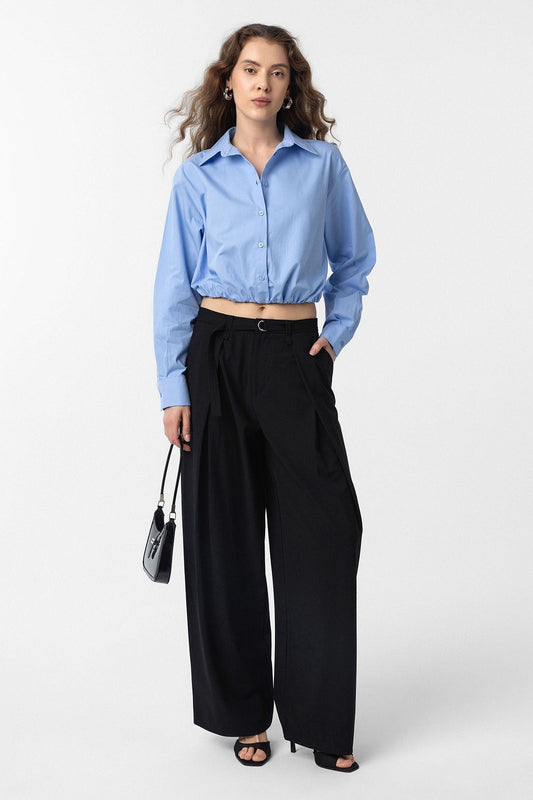 Antioch Crop Poplin Kadın Gömlek
