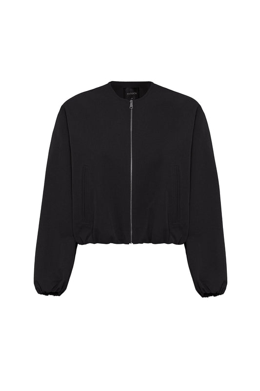 Crop Kadın Bomber Mont