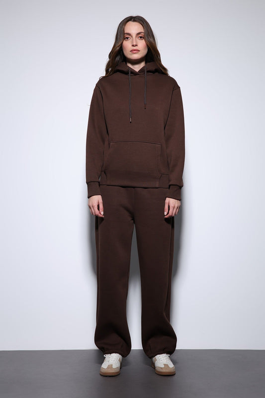 Antioch Kapüşonlu Basic Kadın Sweatshirt