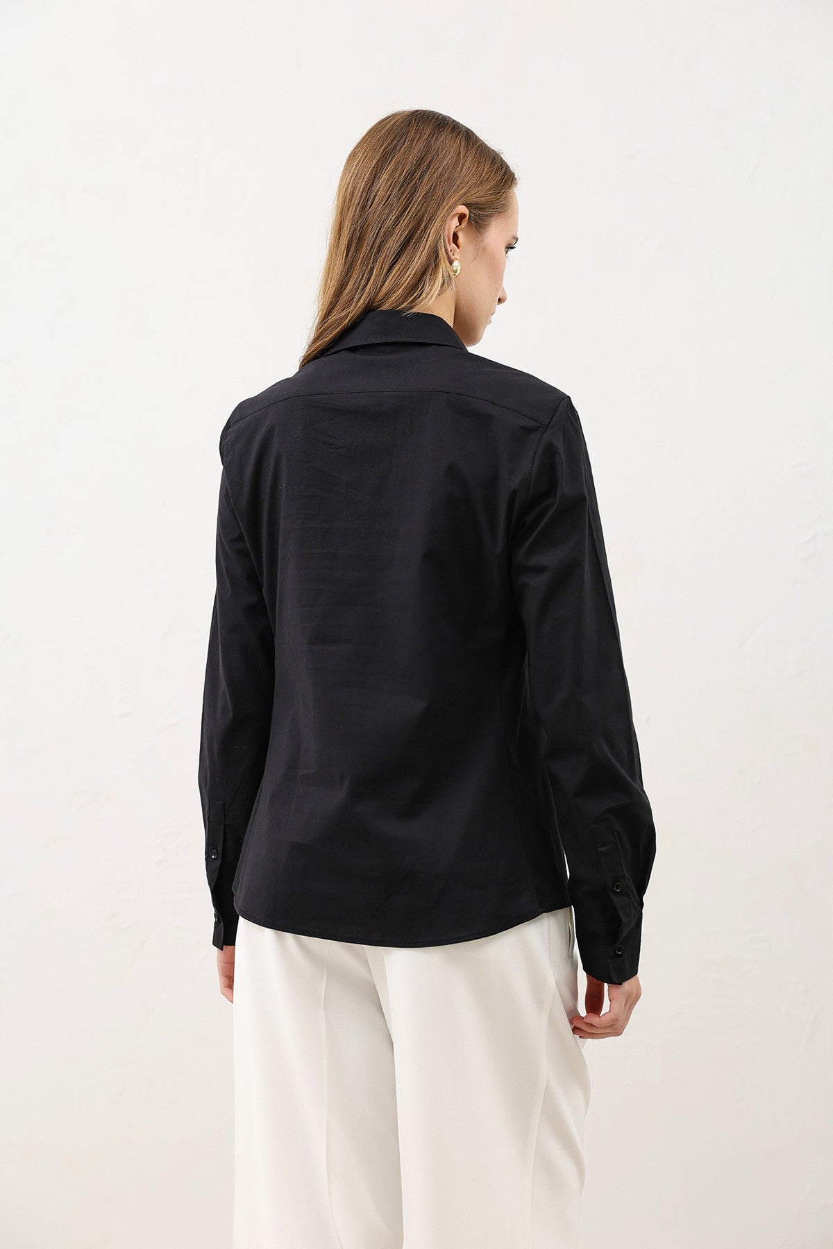 Antioch Basic Slim Fit Kadın Gömlek