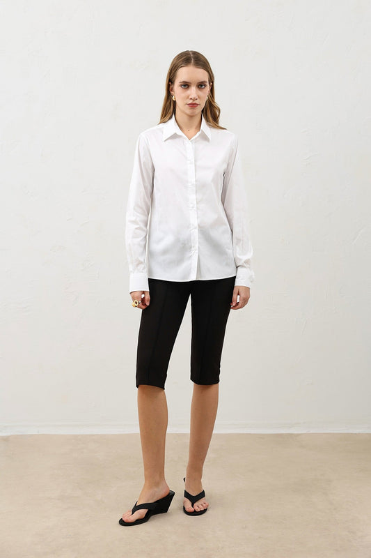 Antioch Basic Slim Fit Kadın Gömlek