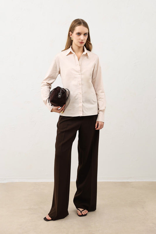 Antioch Basic Slim Fit Kadın Gömlek