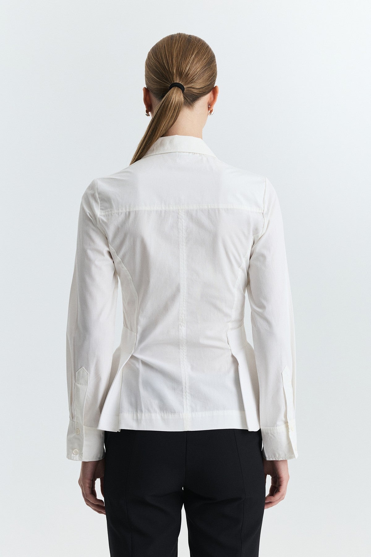 Peplum Poplin Gömlek