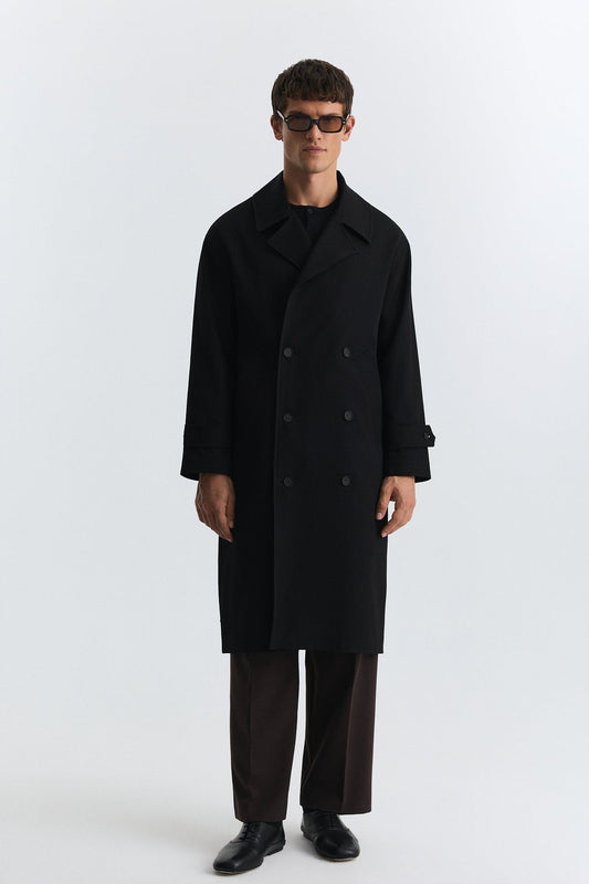 Uzun Relaxed Fit Trençkot