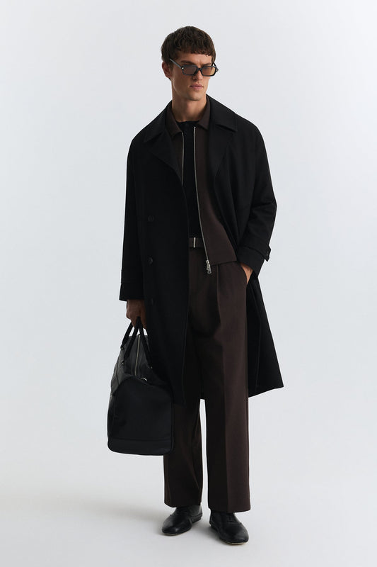 Uzun Relaxed Fit Trençkot