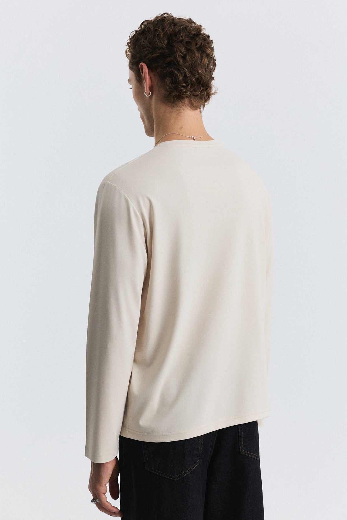 Relax Fit Uzun Kollu T-Shirt