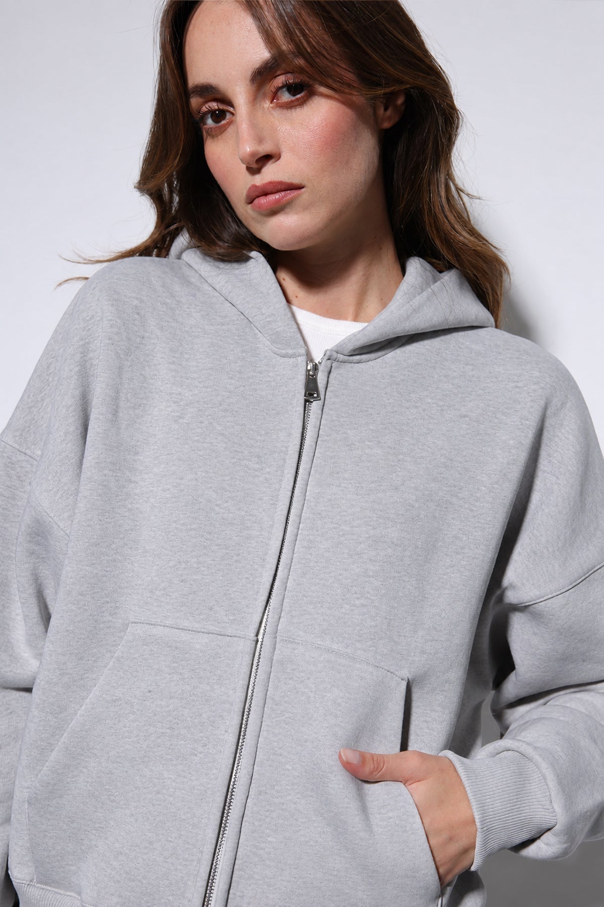 Kapüşonlu Sweatshirt Kadın Eşofman Takım