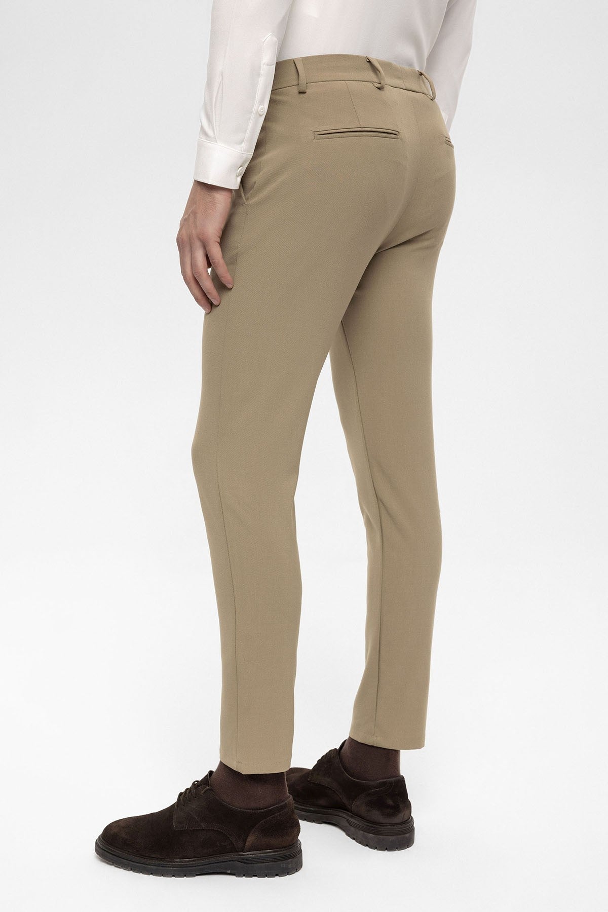 Erkek Aksesuar Detaylı Slim Fit Pantolon