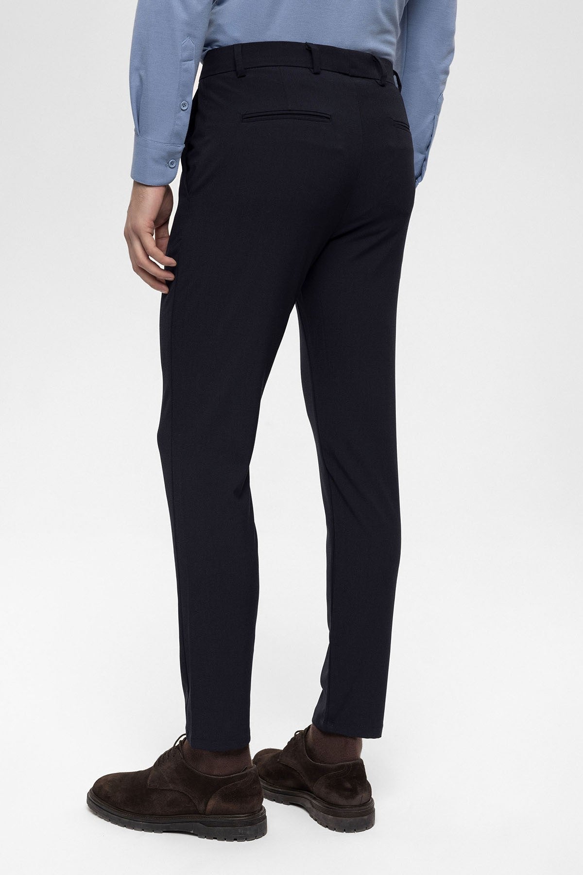 Erkek Aksesuar Detaylı Slim Fit Pantolon