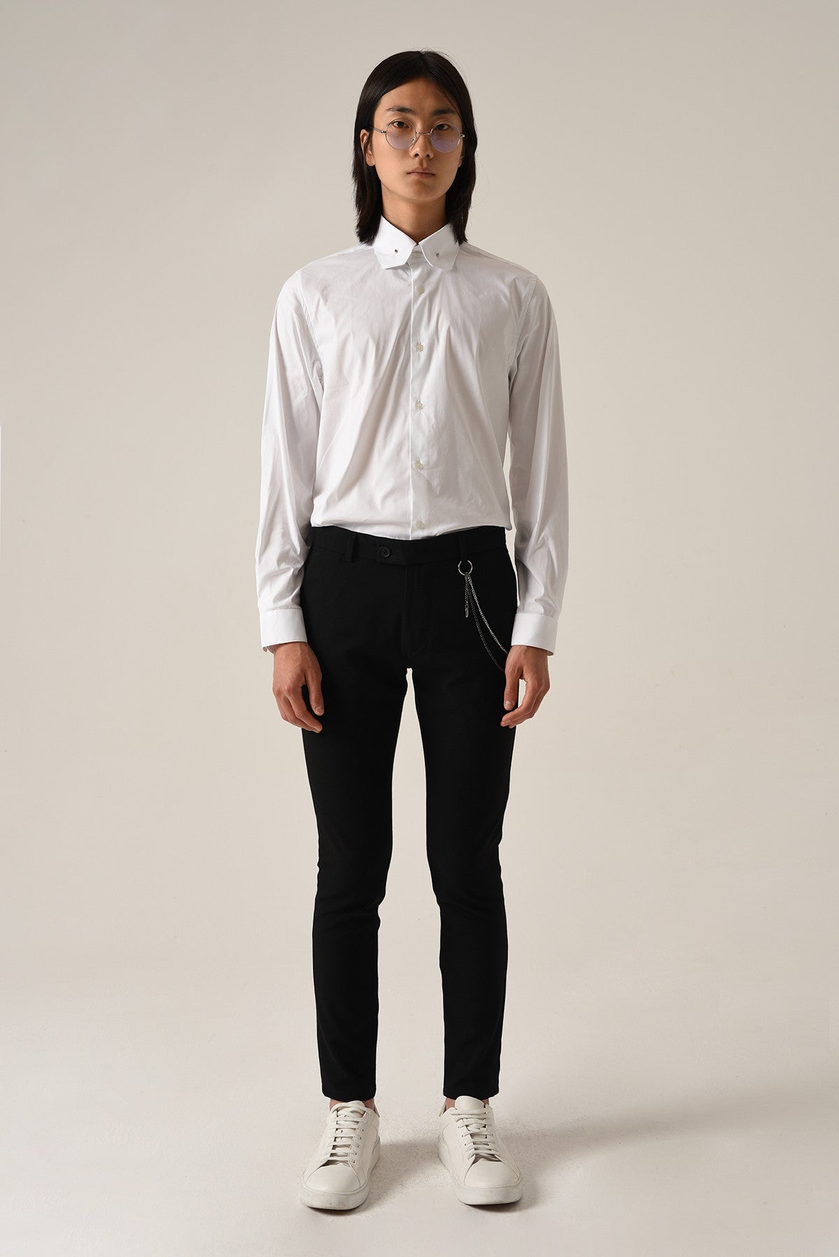 Erkek Aksesuar Detaylı Slim Fit Pantolon
