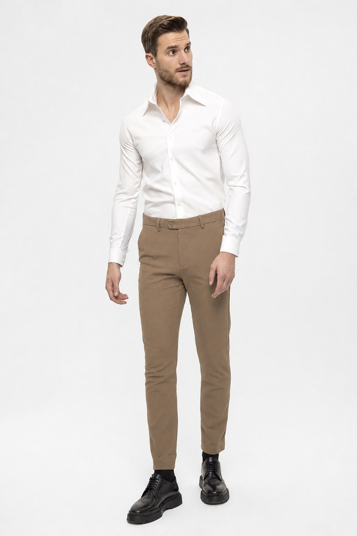 Erkek Aksesuar Detaylı Slim Fit Pantolon