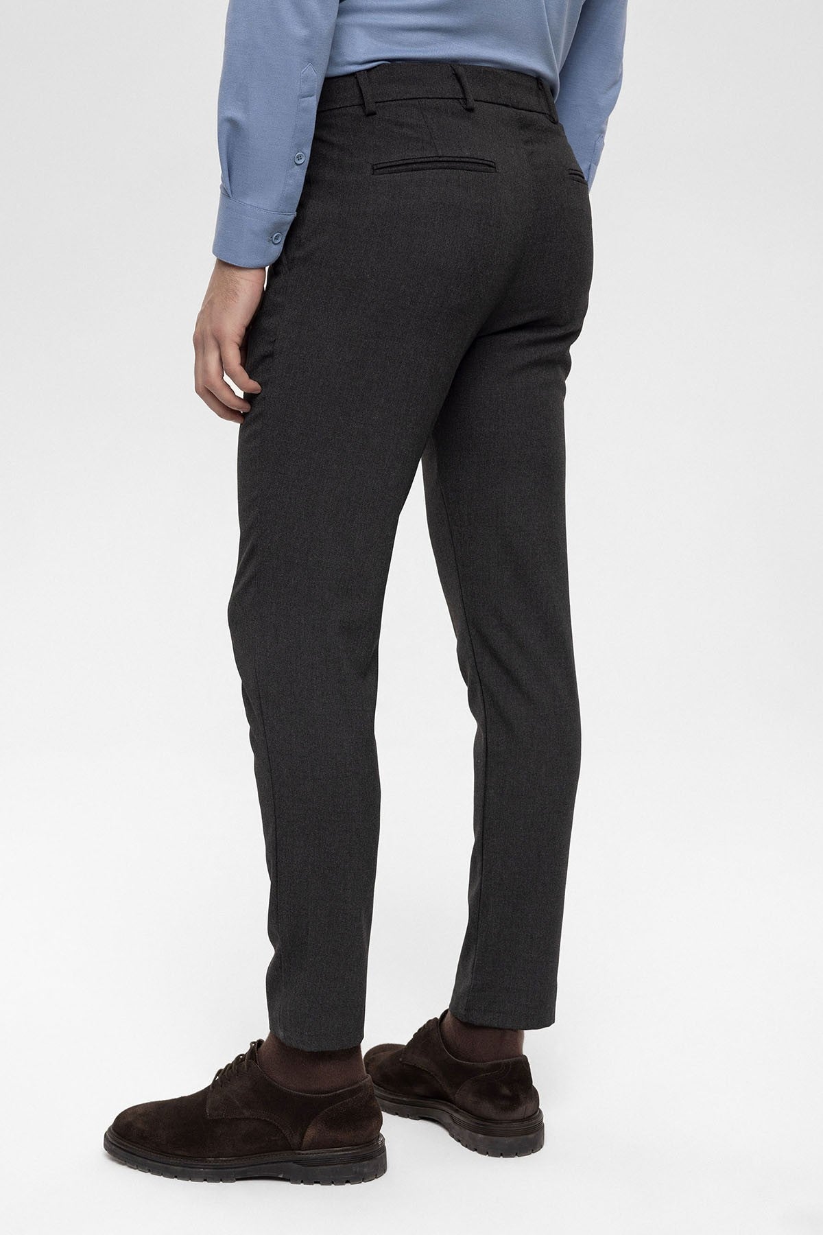 Erkek Aksesuar Detaylı Slim Fit Pantolon
