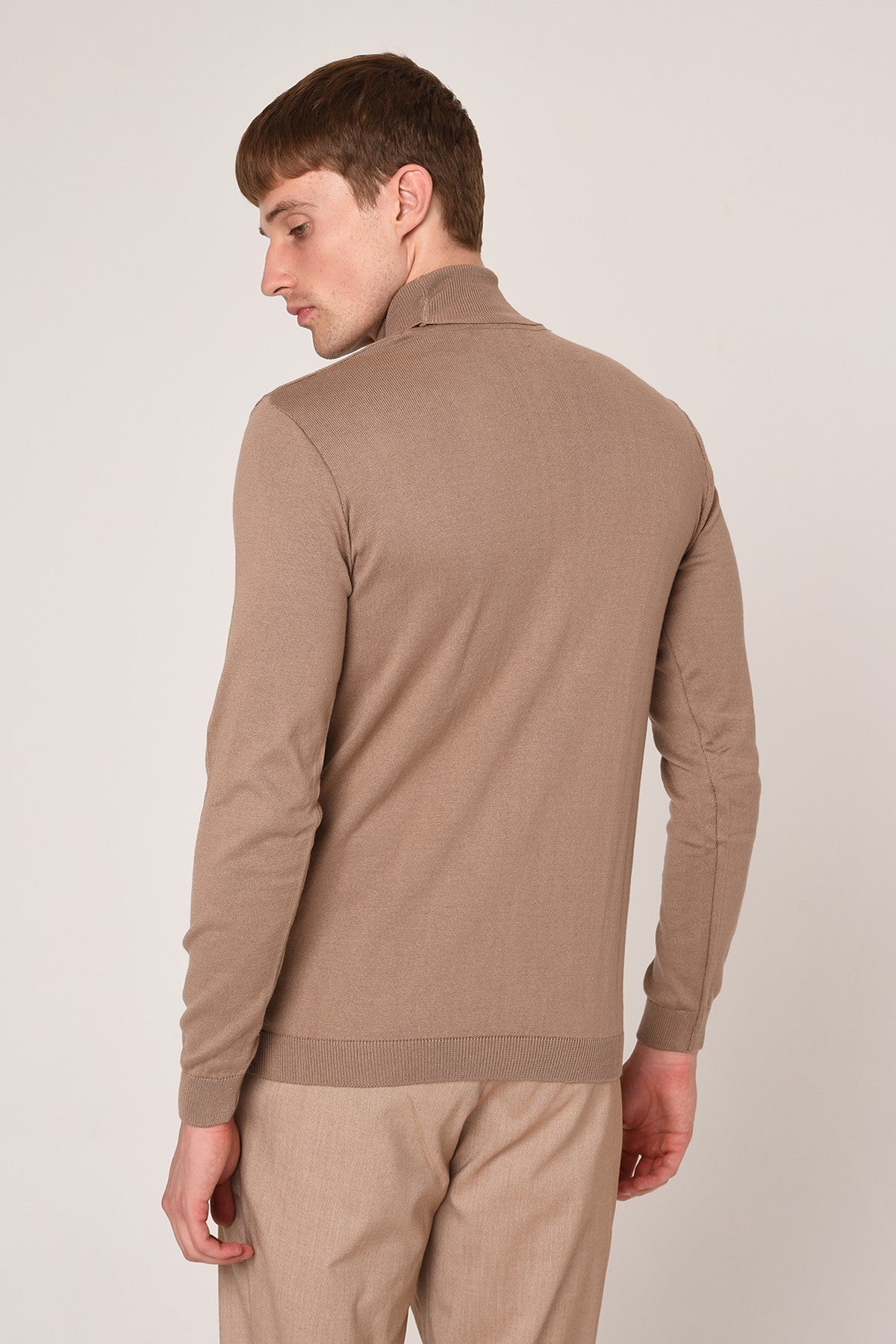 Antioch Yarım Balıkçı Yaka Slim Fit Triko Kazak