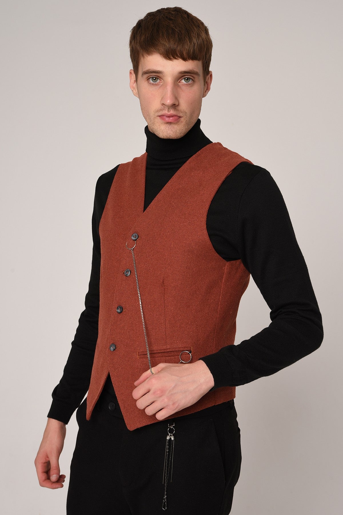 Antioch Slim Fit Erkek Yelek
