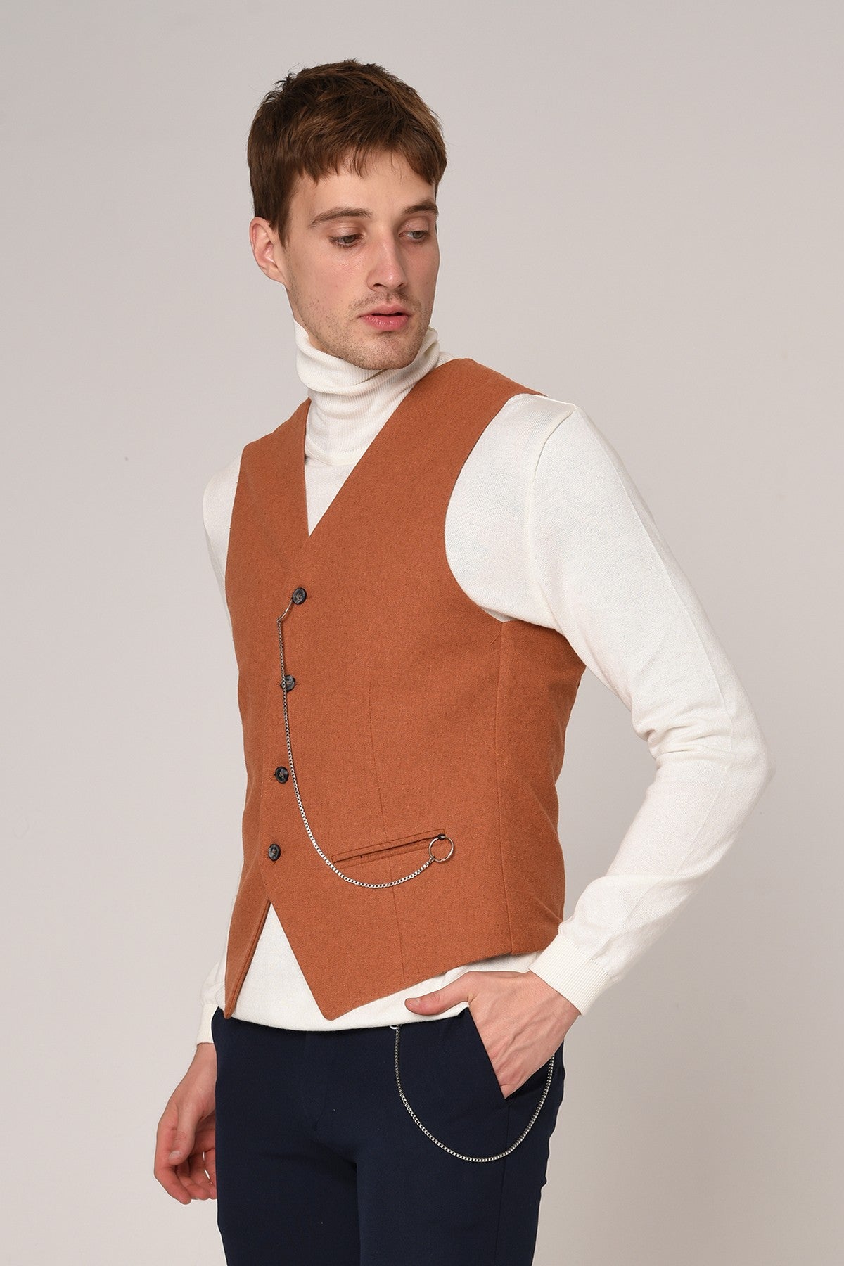 Antioch Slim Fit Erkek Yelek