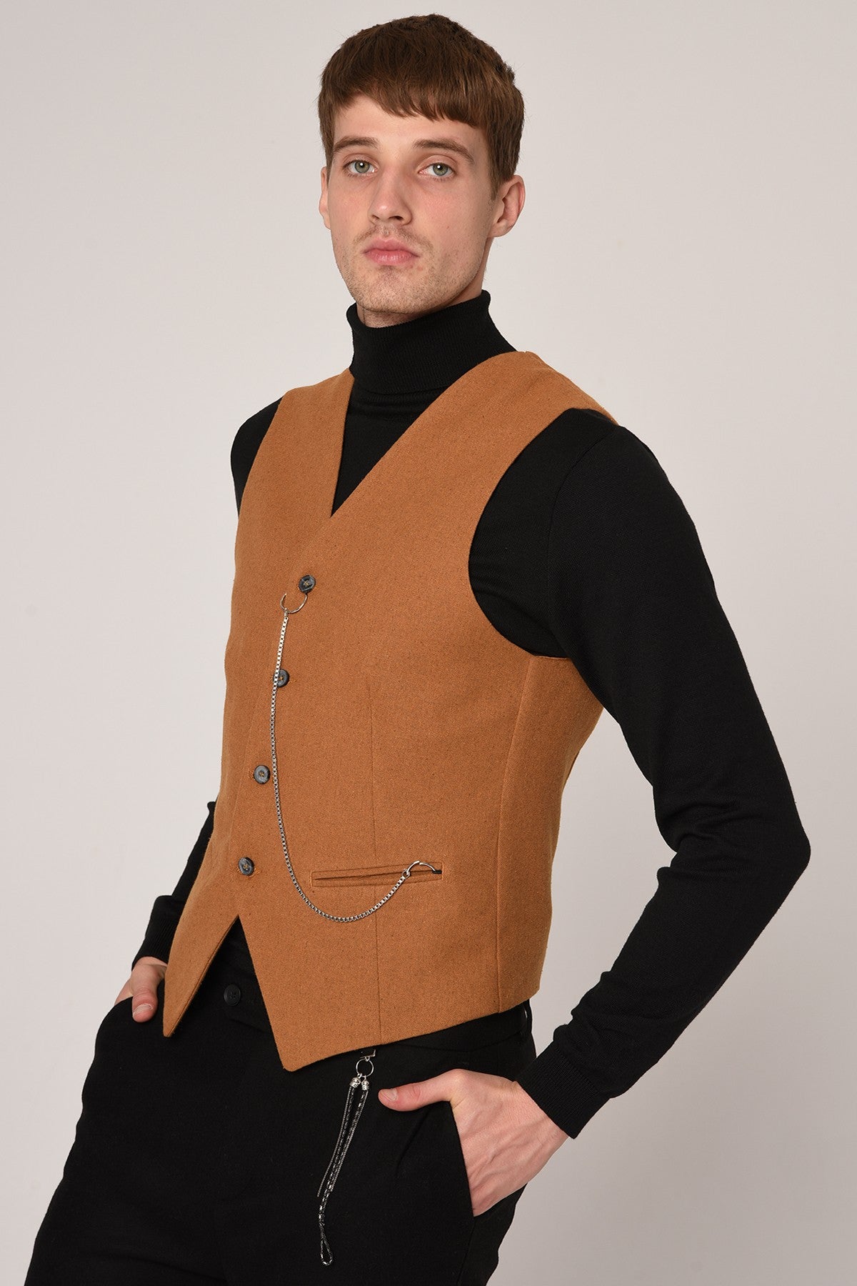 Antioch Slim Fit Erkek Yelek