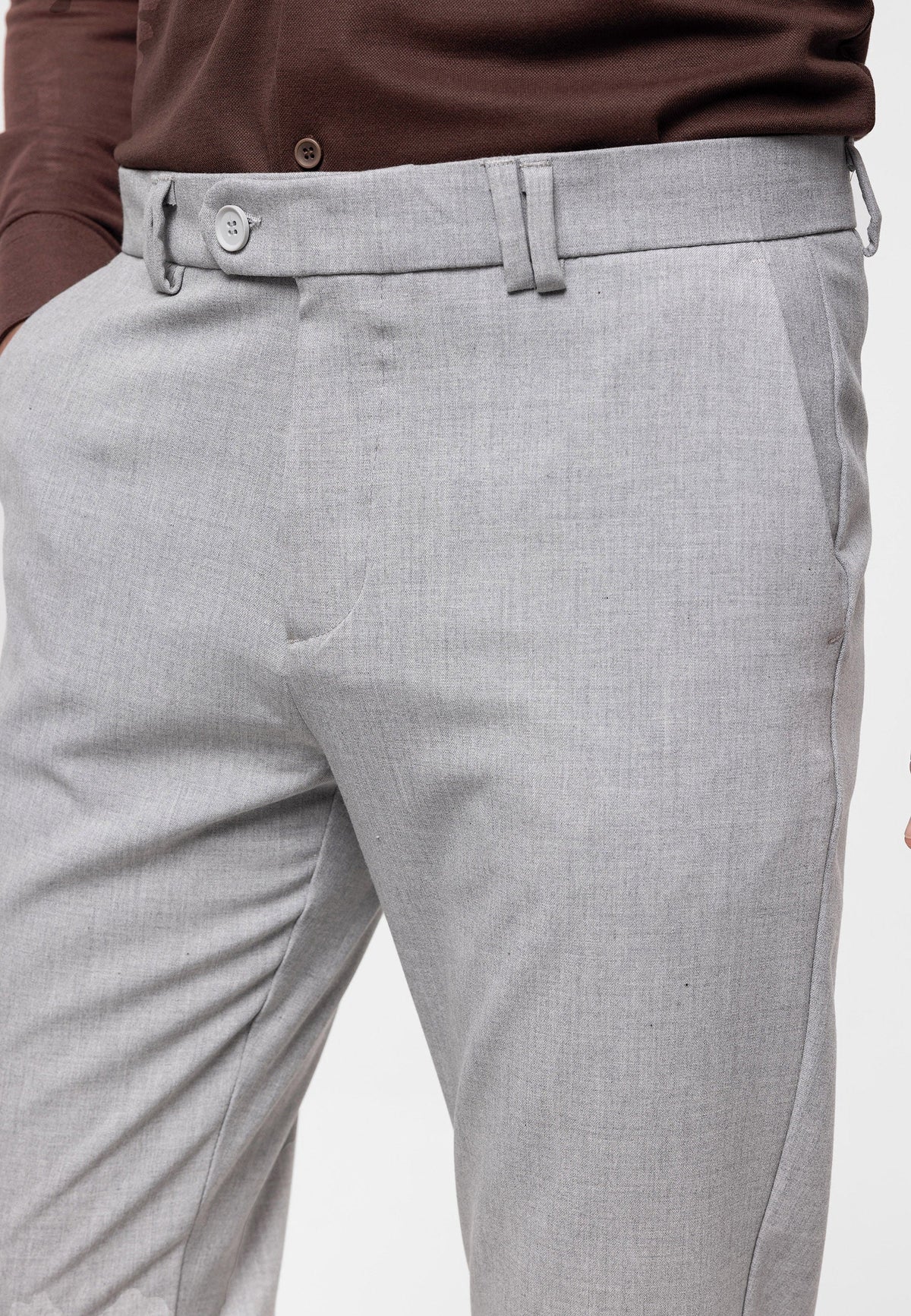 Erkek Slim Fit Kumaş Pantolon
