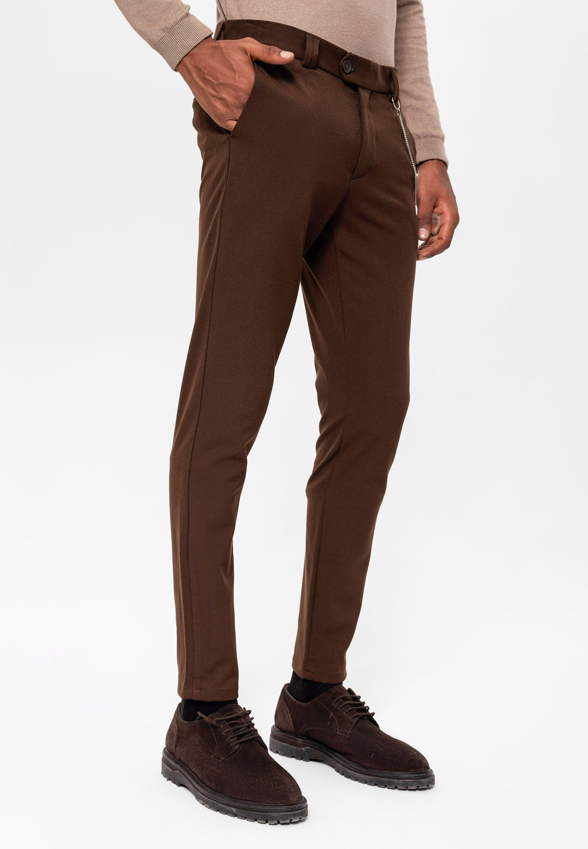 Erkek Slim Fit Kumaş Pantolon
