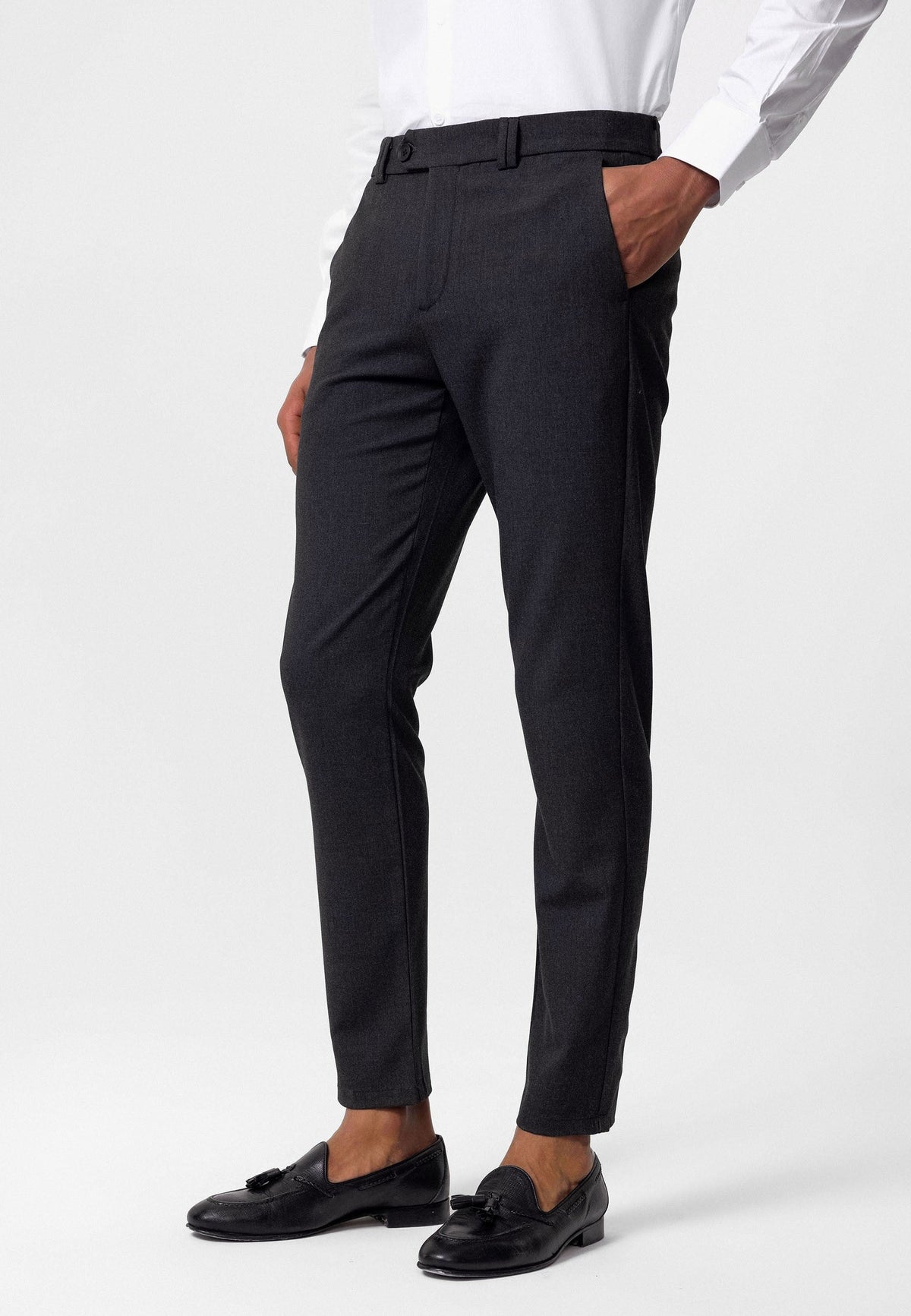 Erkek Slim Fit Kumaş Pantolon