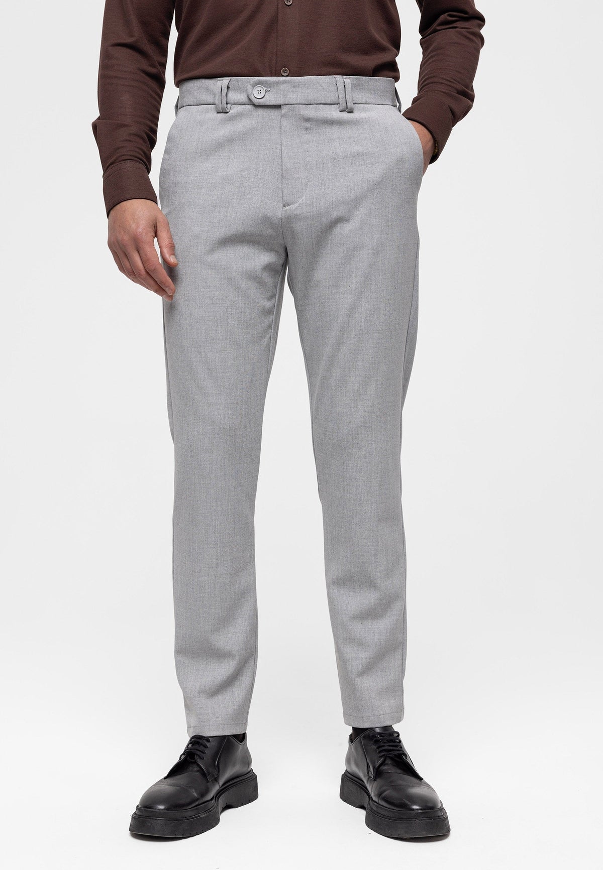 Erkek Slim Fit Kumaş Pantolon
