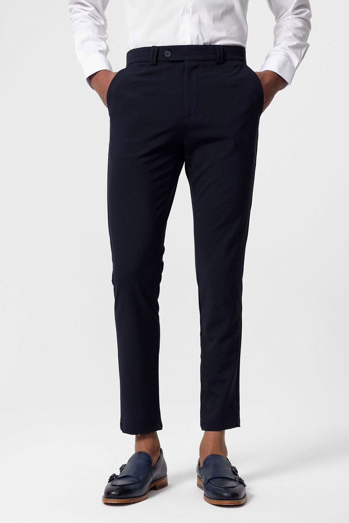 Erkek Slim Fit Kumaş Pantolon