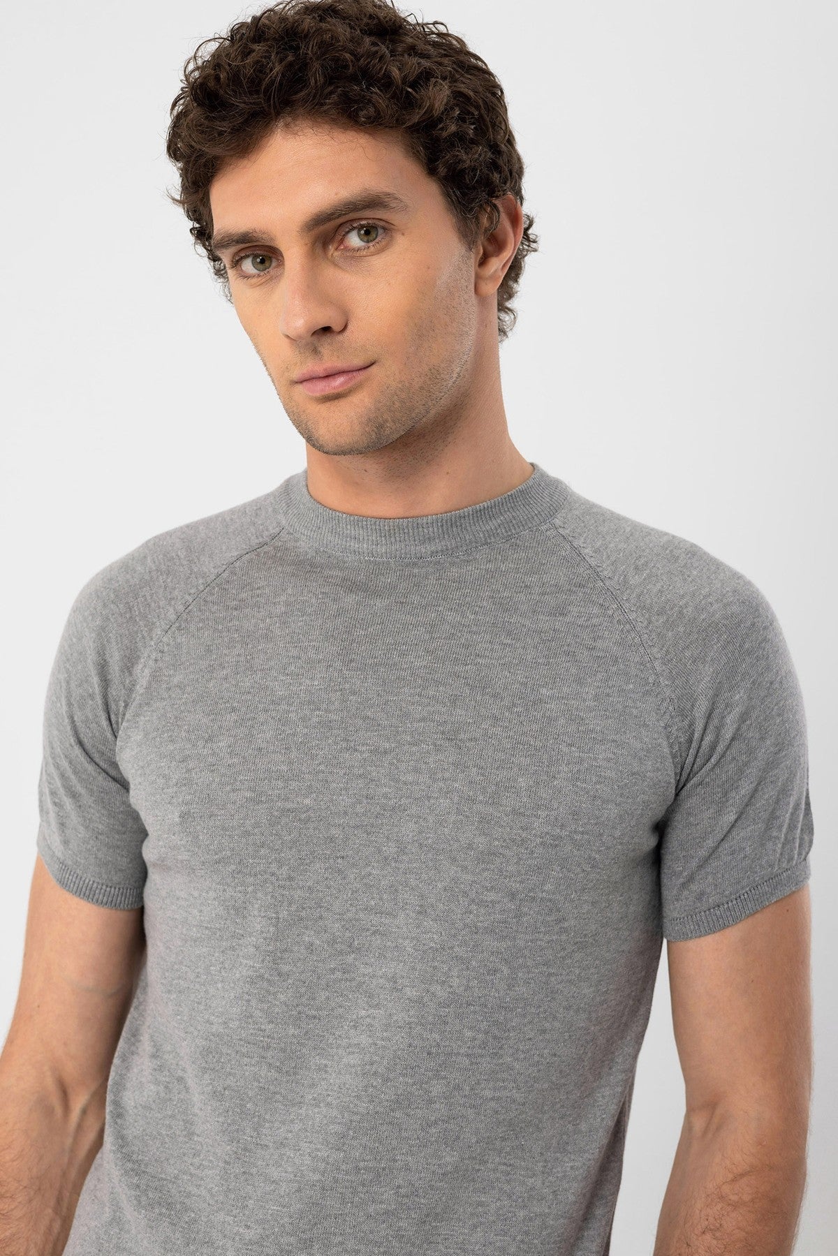 Antioch Bisiklet Yaka Triko T-Shirt