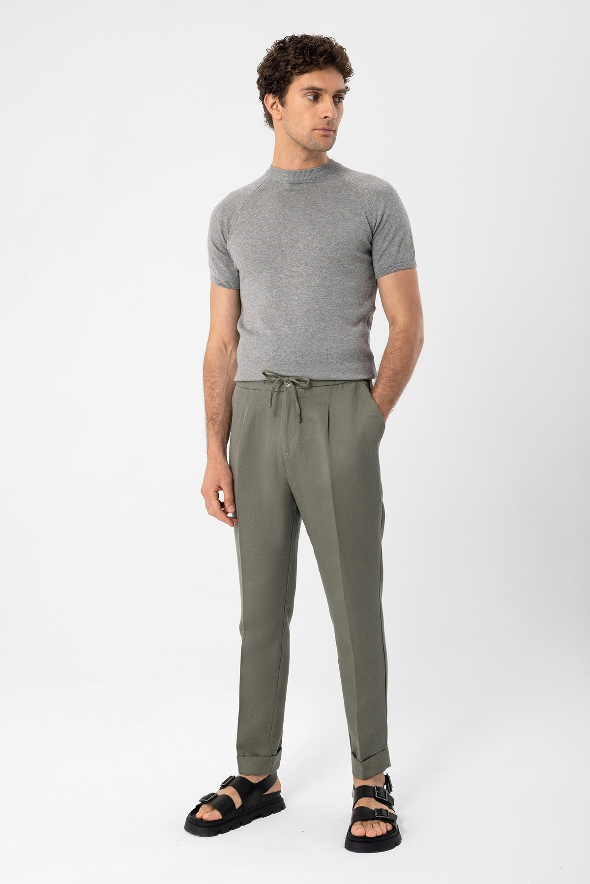 Antioch Bisiklet Yaka Triko T-Shirt