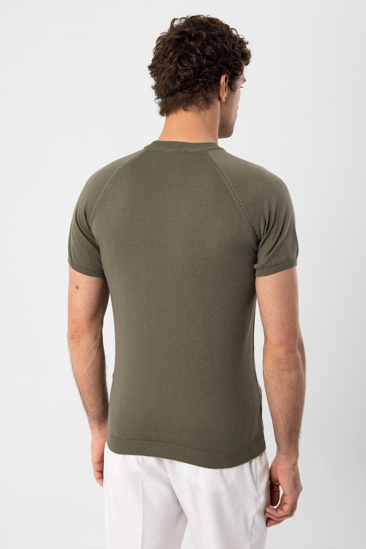 Antioch Bisiklet Yaka Triko T-Shirt