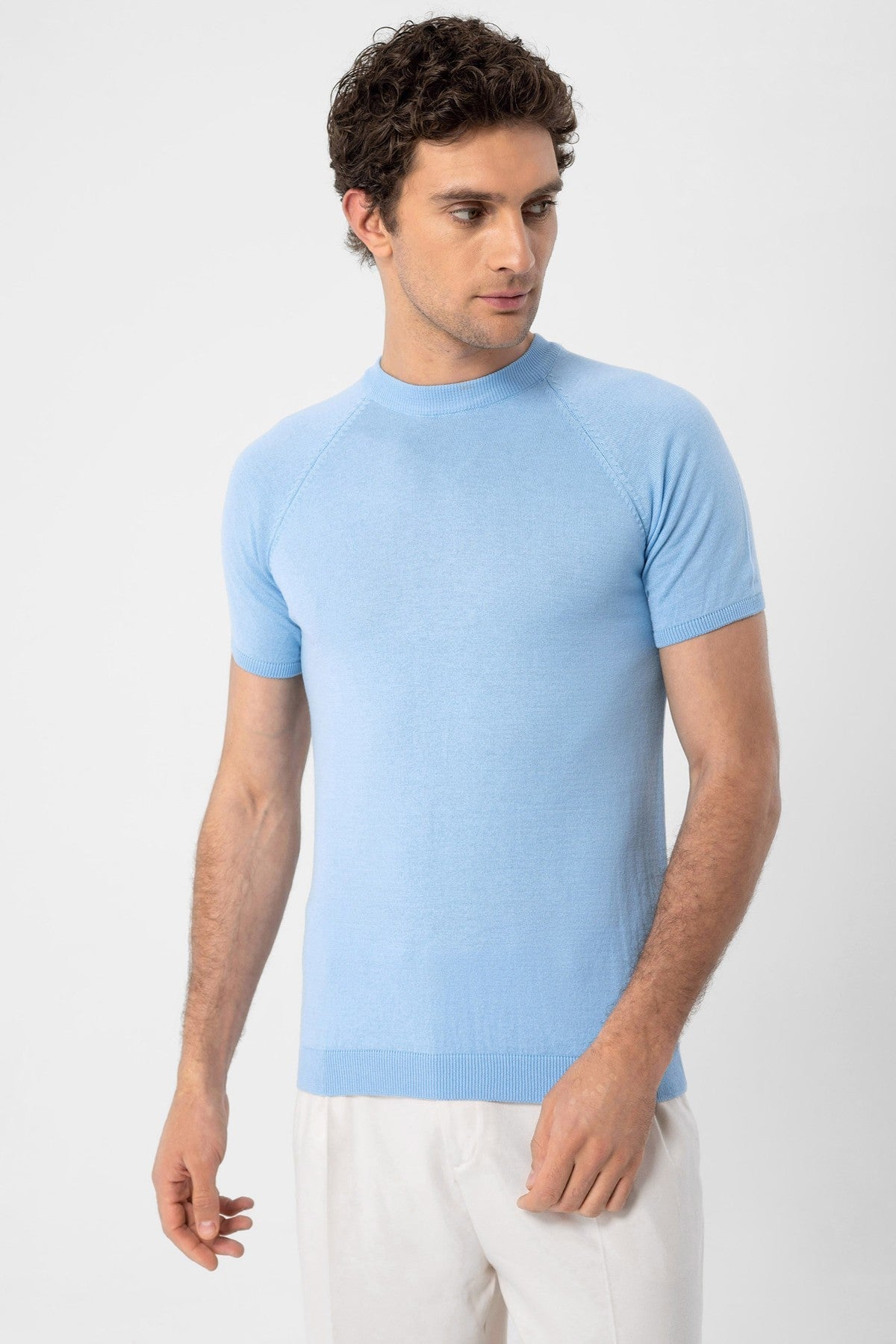 Antioch Bisiklet Yaka Triko T-Shirt