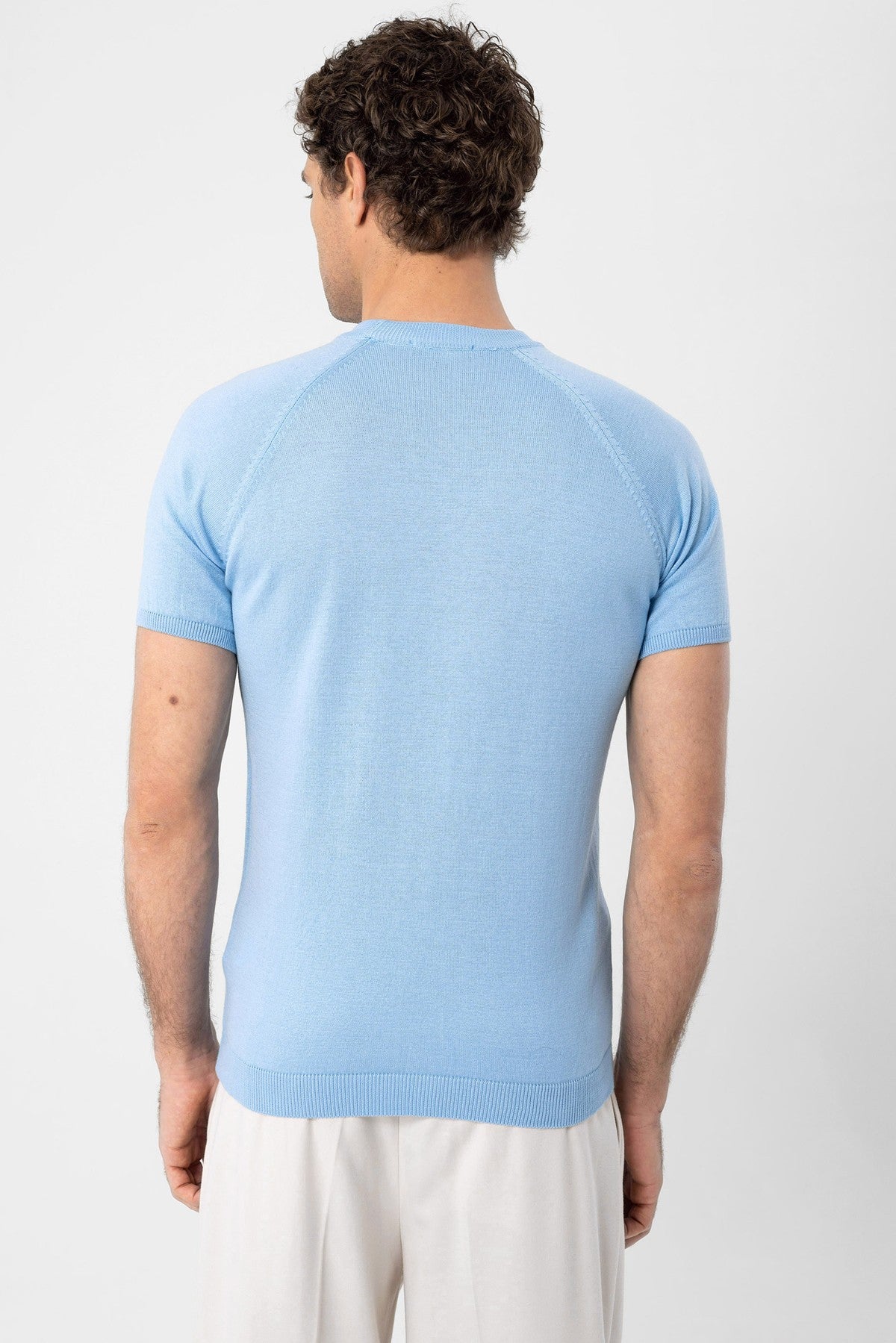 Antioch Bisiklet Yaka Triko T-Shirt