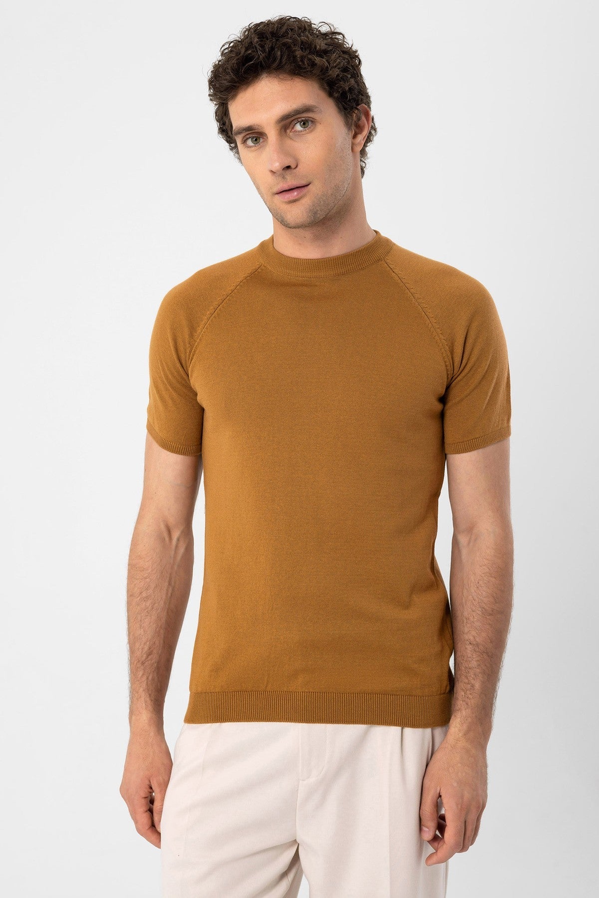 Antioch Bisiklet Yaka Triko T-Shirt
