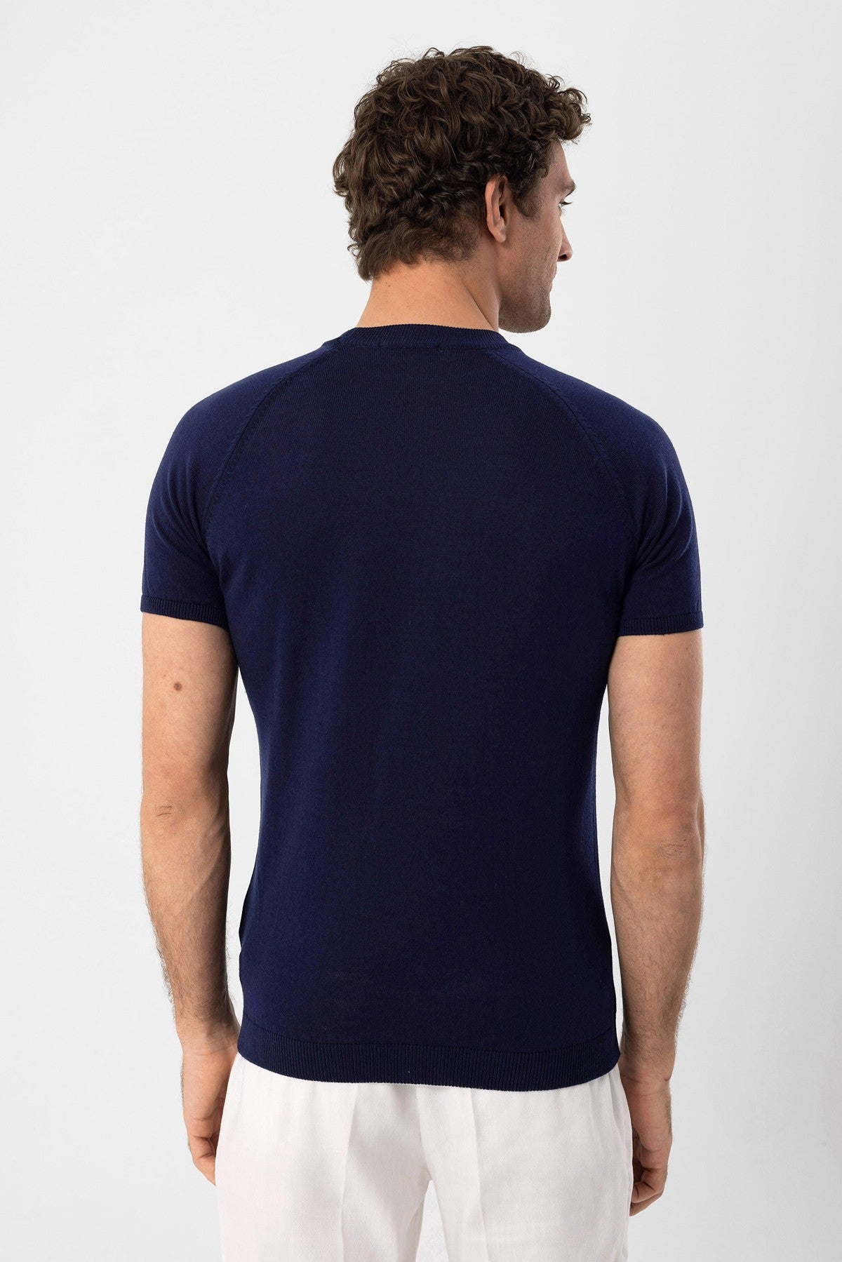Antioch Bisiklet Yaka Triko T-Shirt