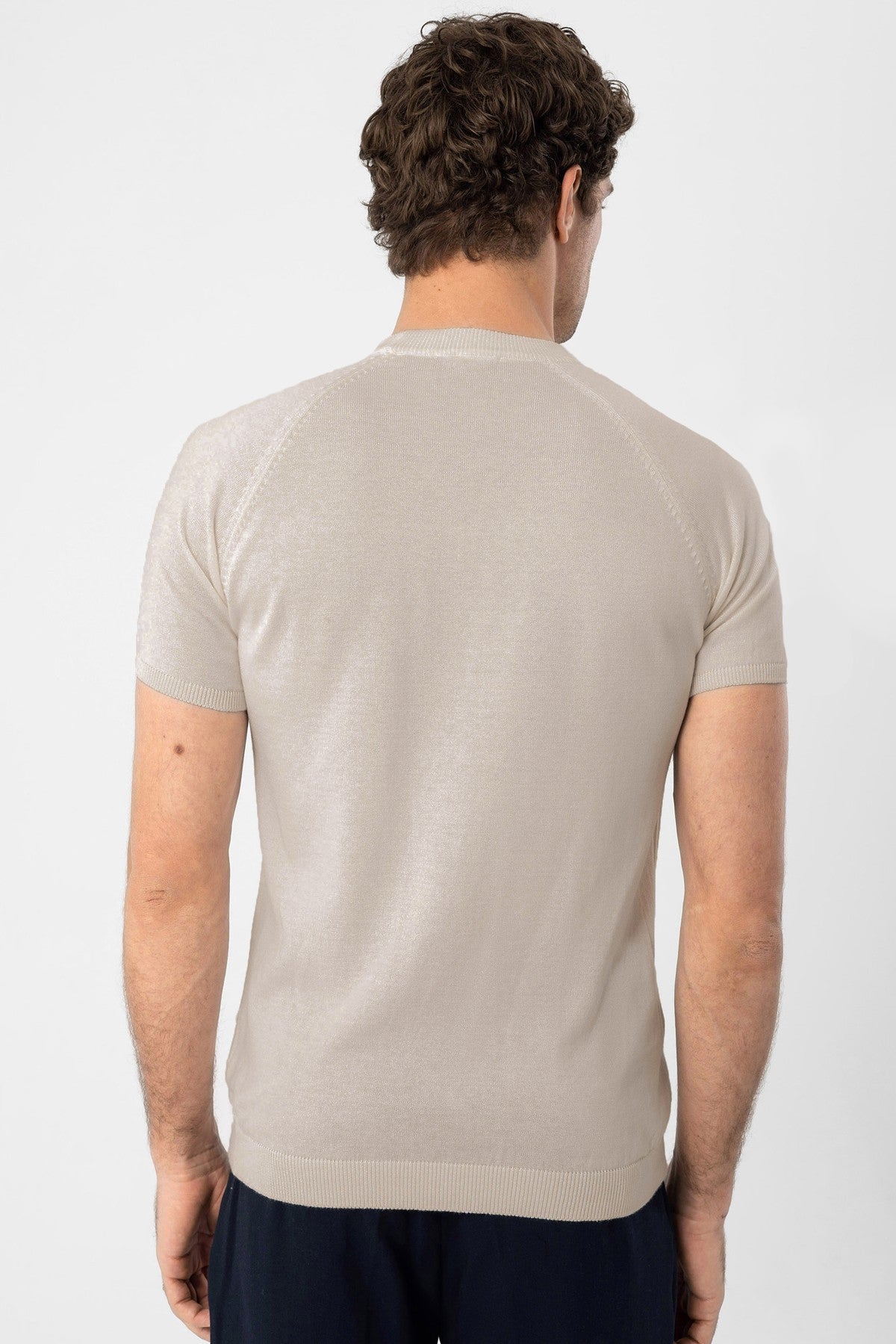 Antioch Bisiklet Yaka Triko T-Shirt
