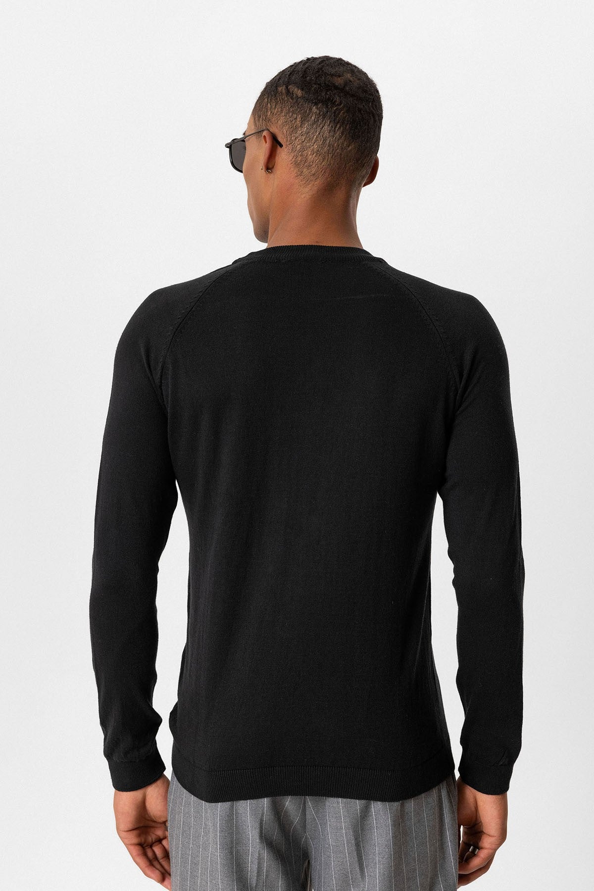 Antioch Bisiklet Yaka Slim Fit Triko Kazak