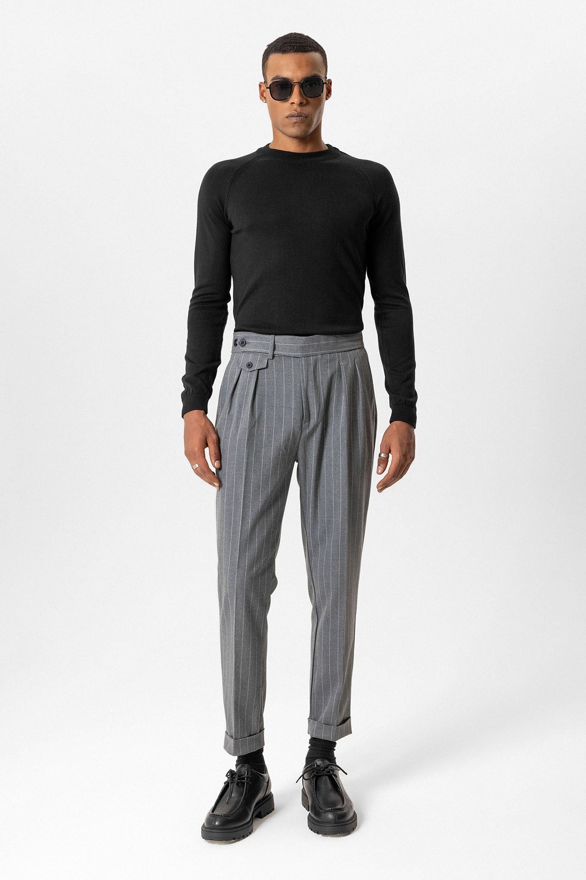 Antioch Bisiklet Yaka Slim Fit Triko Kazak