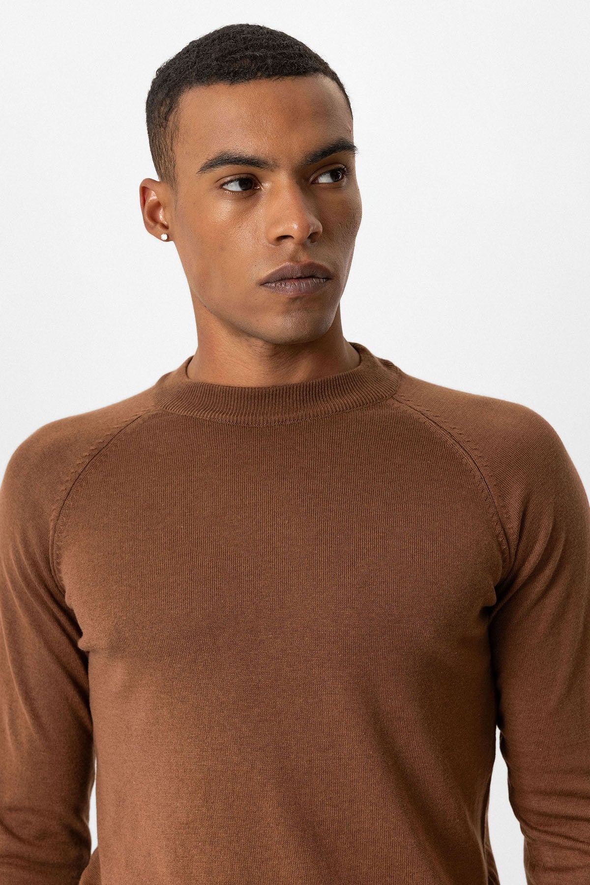 Antioch Bisiklet Yaka Slim Fit Triko Kazak