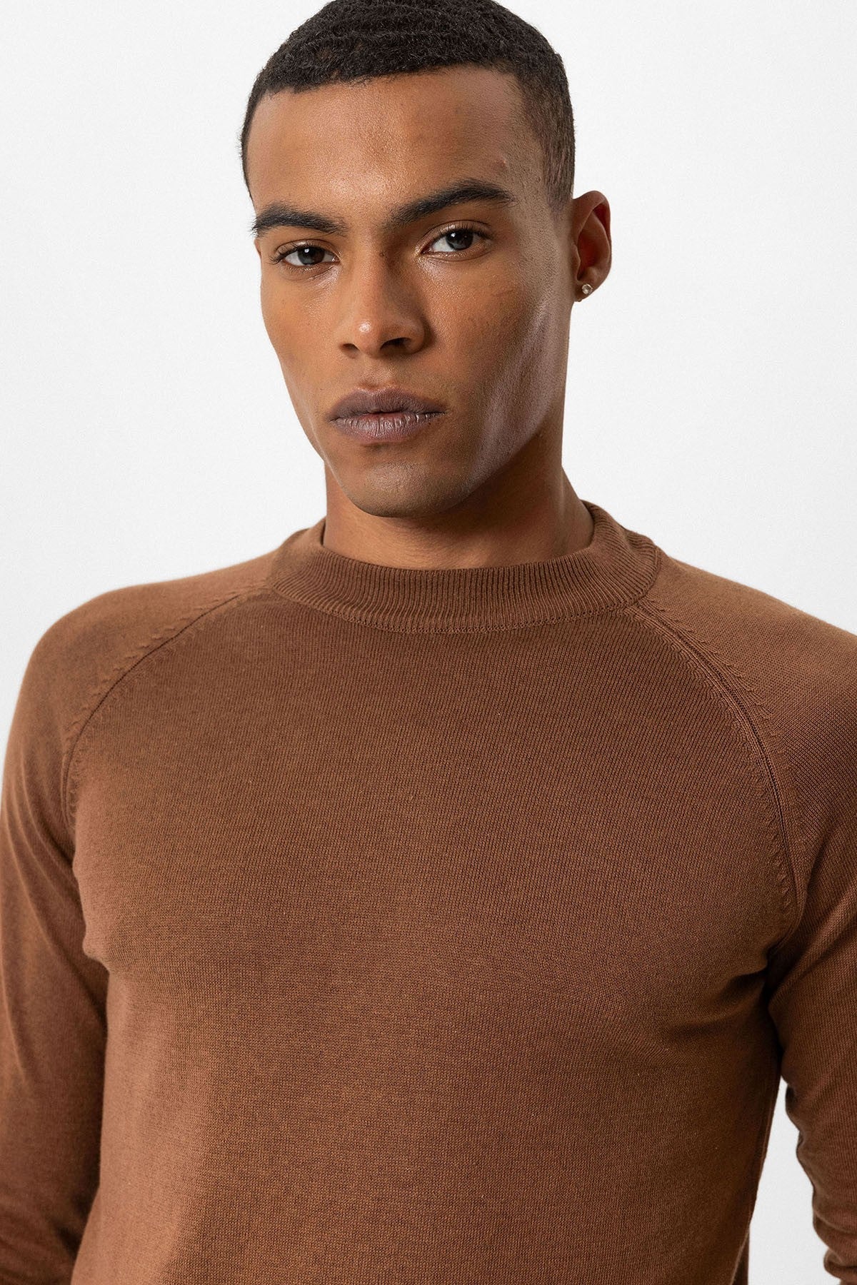 Antioch Bisiklet Yaka Slim Fit Triko Kazak
