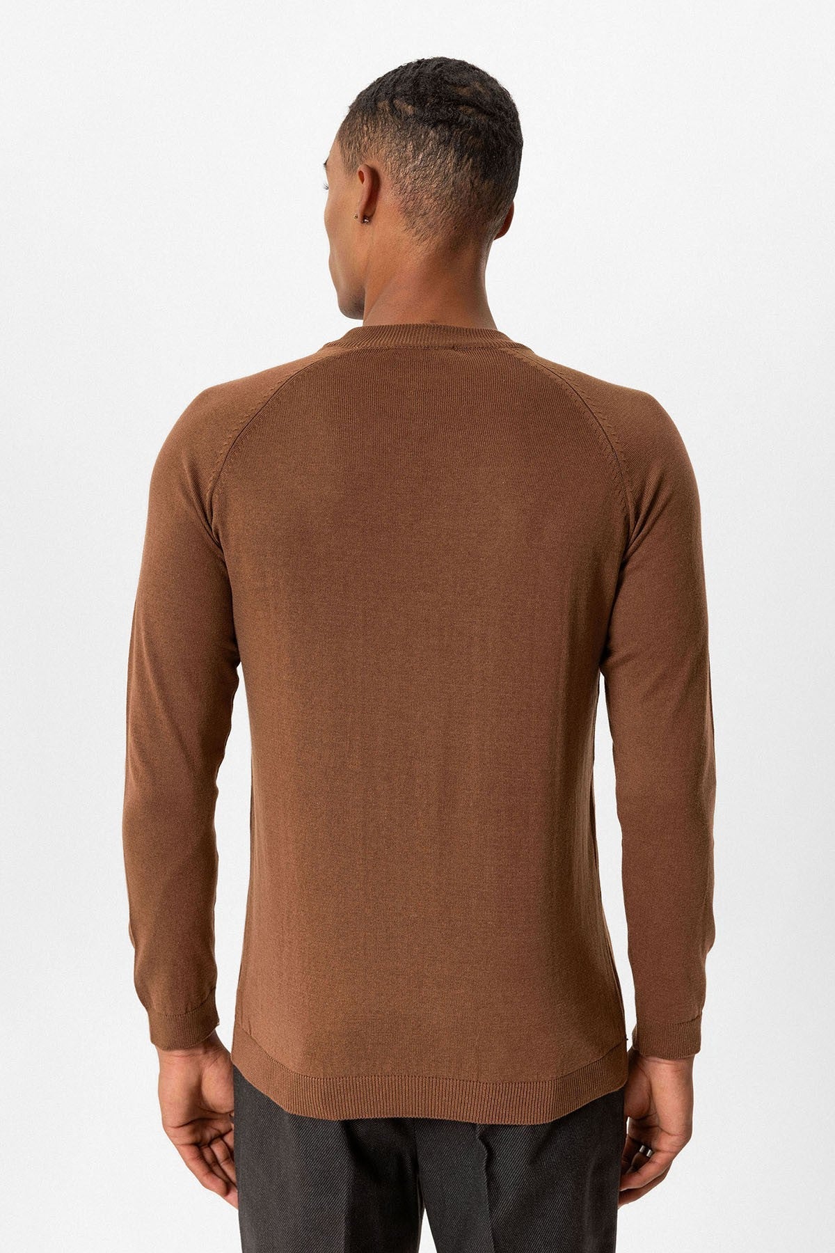 Antioch Bisiklet Yaka Slim Fit Triko Kazak