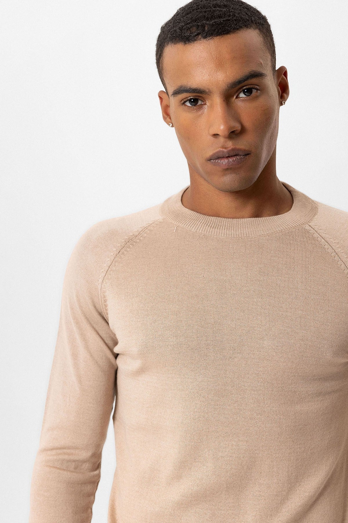 Antioch Bisiklet Yaka Slim Fit Triko Kazak