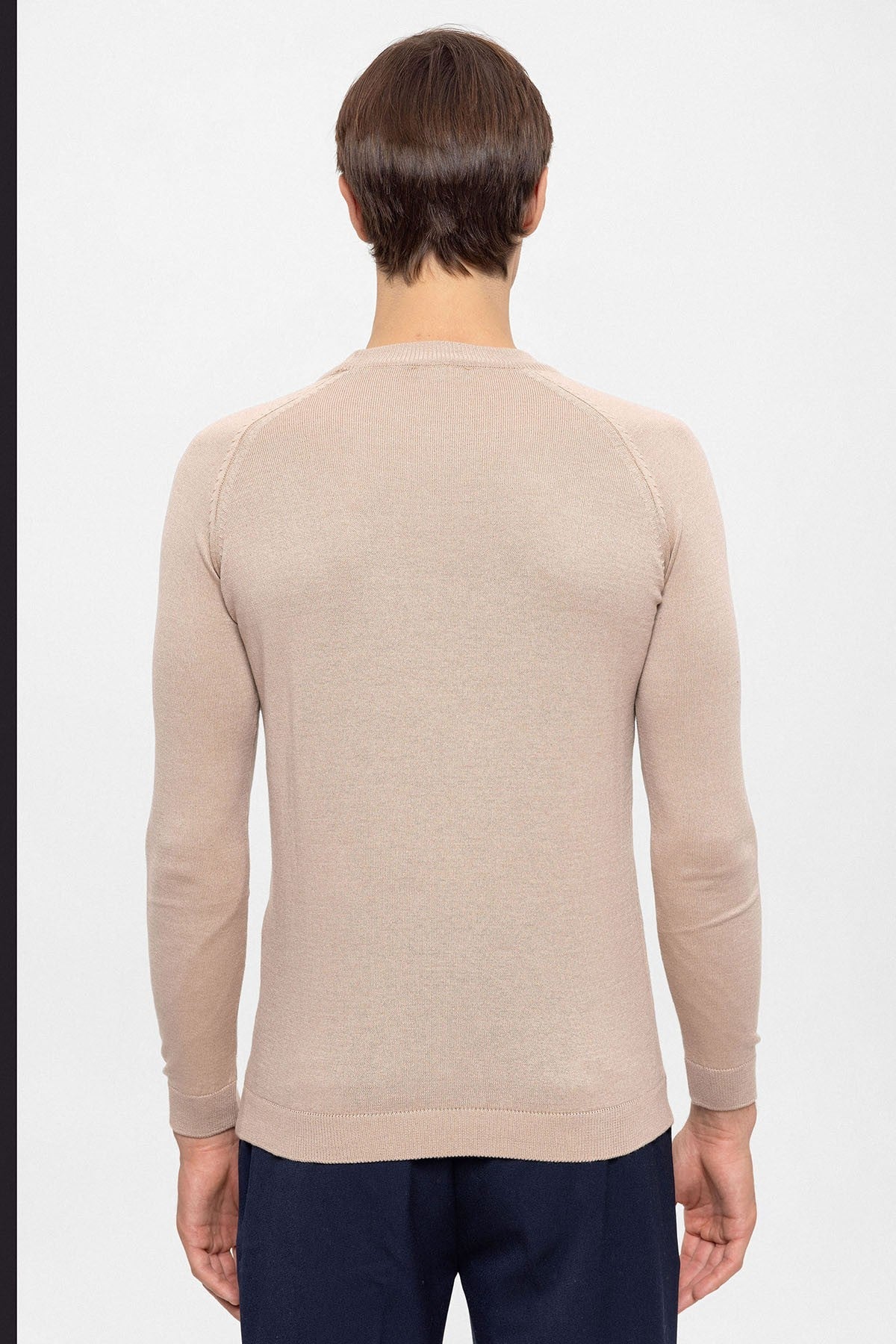 Antioch Bisiklet Yaka Slim Fit Triko Kazak