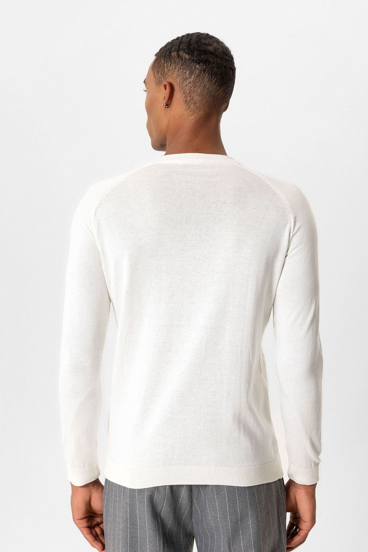 Antioch Bisiklet Yaka Slim Fit Triko Kazak