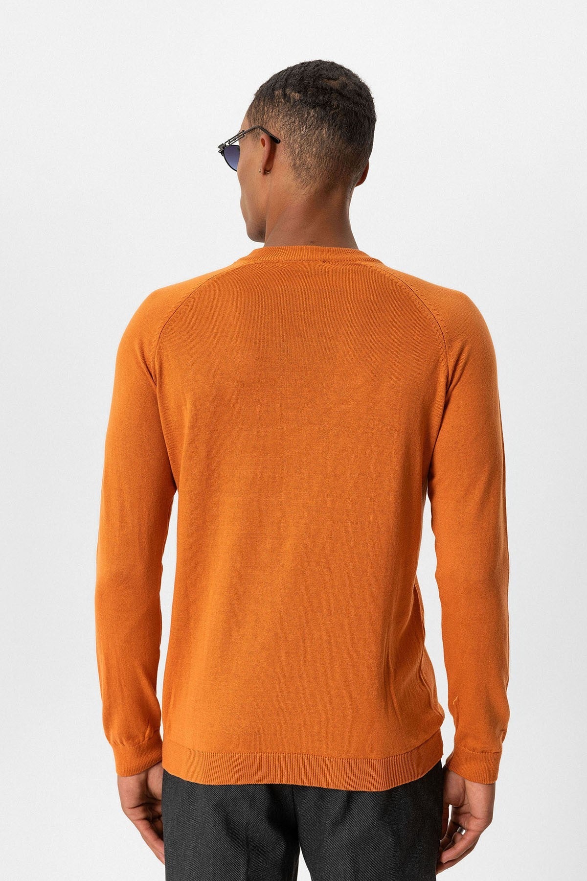Antioch Bisiklet Yaka Slim Fit Triko Kazak