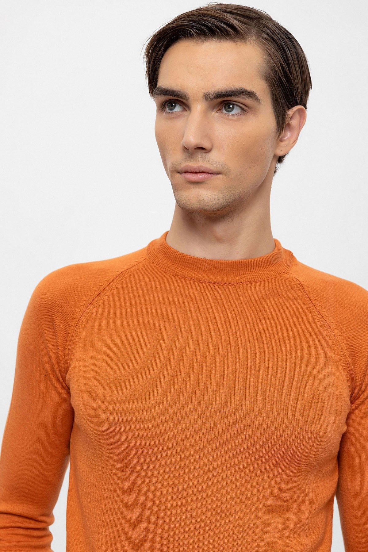 Antioch Bisiklet Yaka Slim Fit Triko Kazak