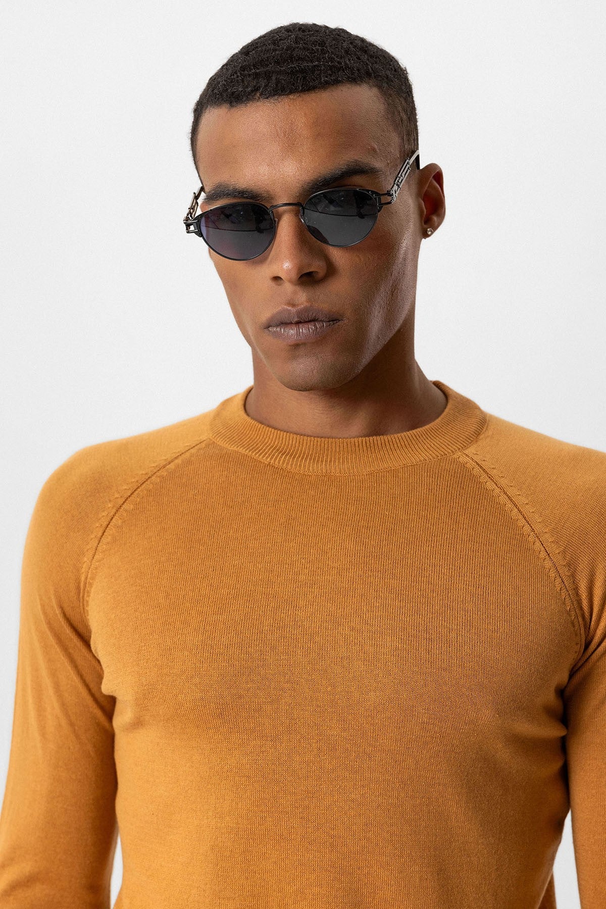 Antioch Bisiklet Yaka Slim Fit Triko Kazak