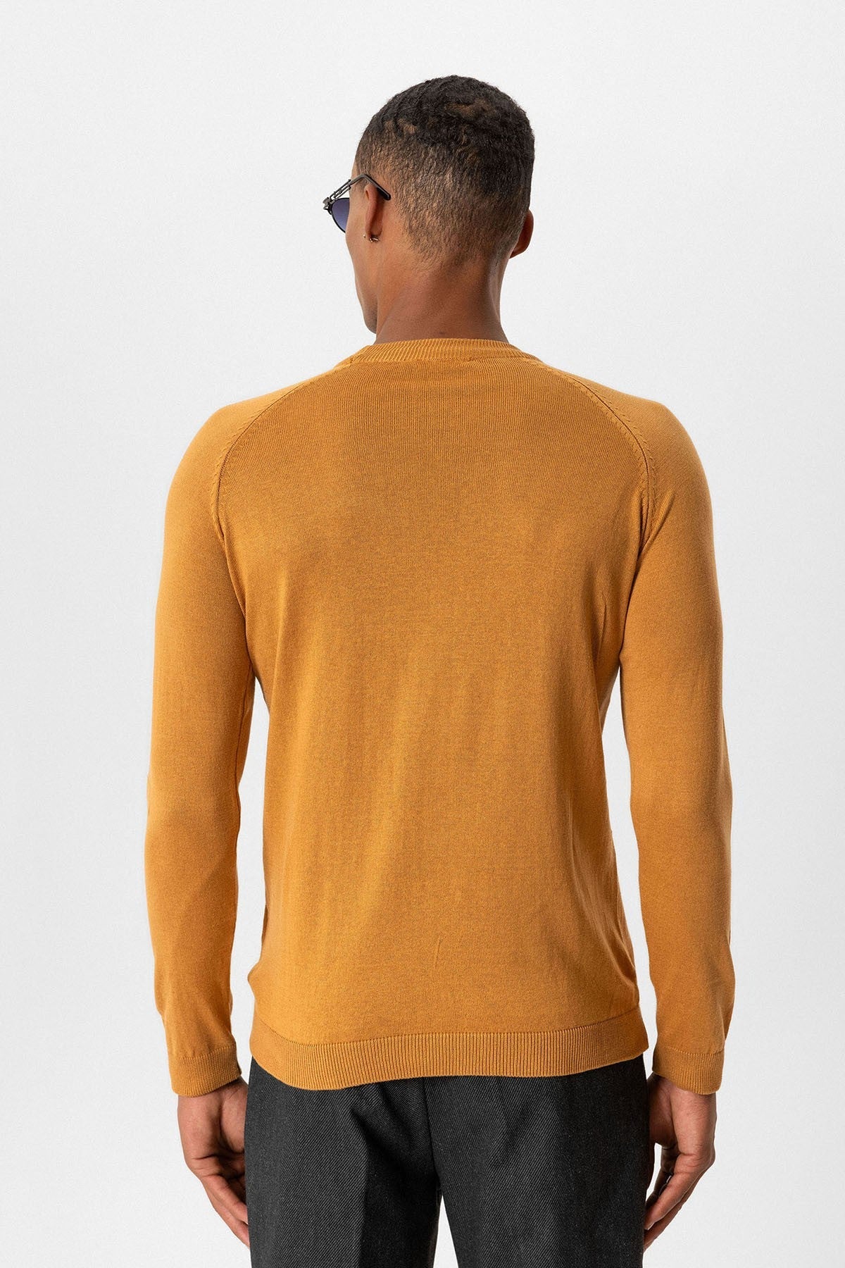 Antioch Bisiklet Yaka Slim Fit Triko Kazak