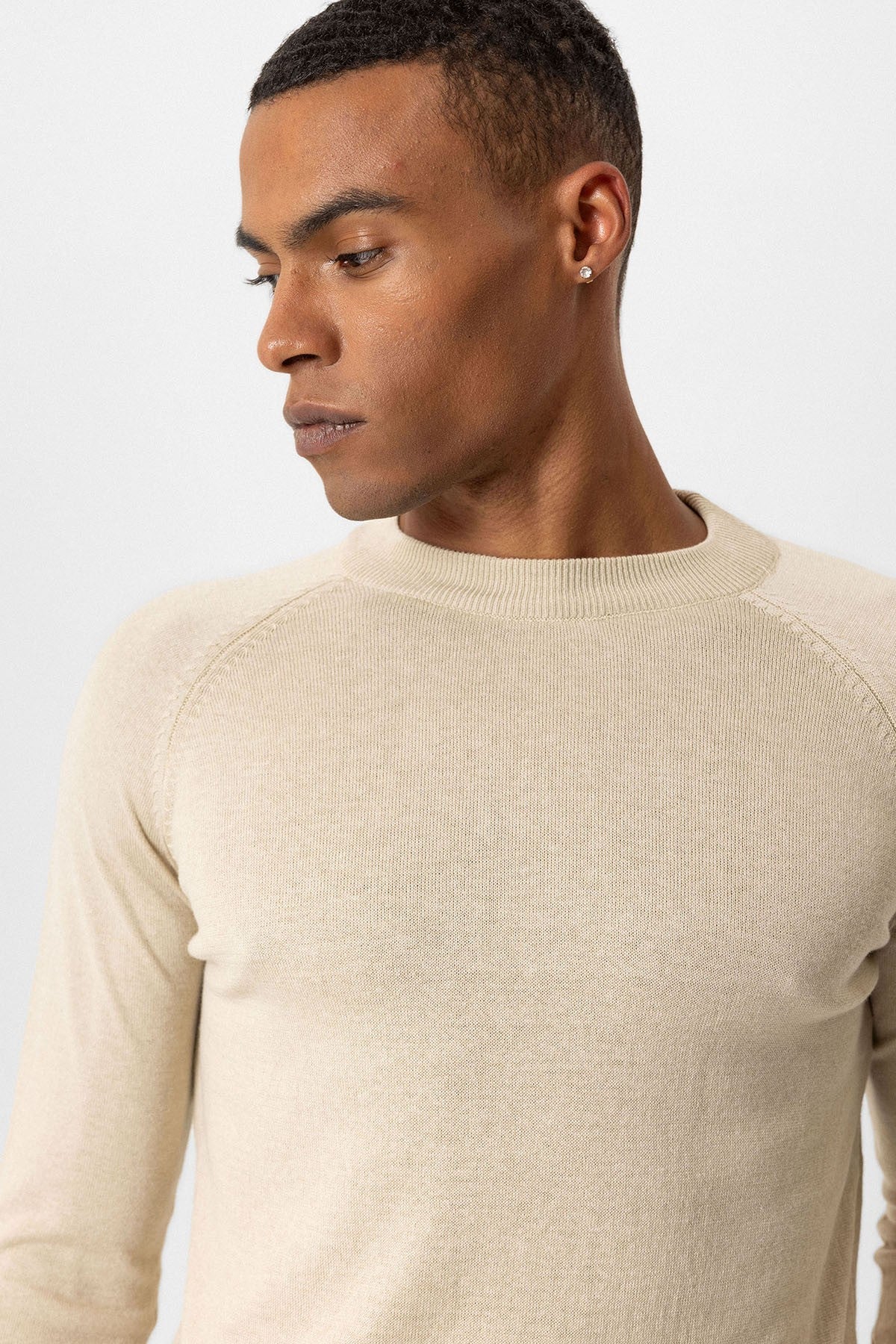 Antioch Bisiklet Yaka Slim Fit Triko Kazak